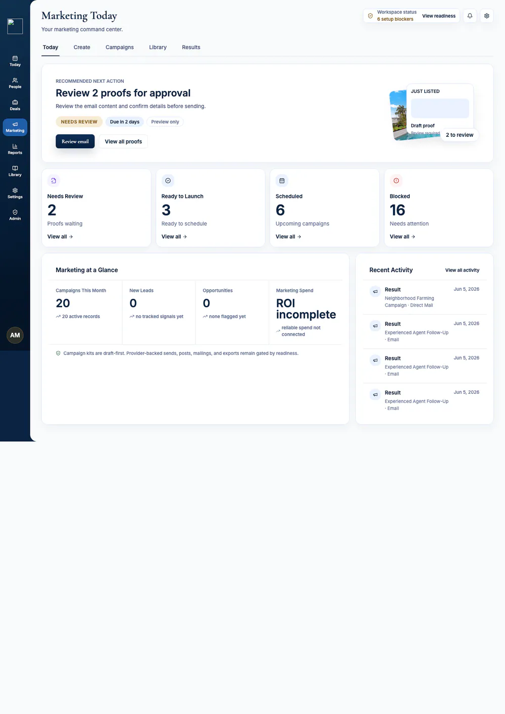 The Ford Group connected workspace with fictional demonstration data