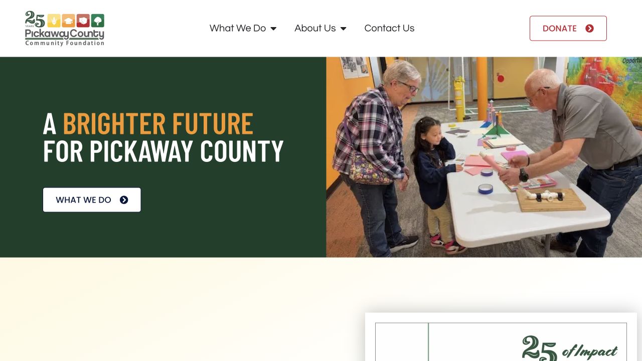 Pickaway County Community Foundation homepage